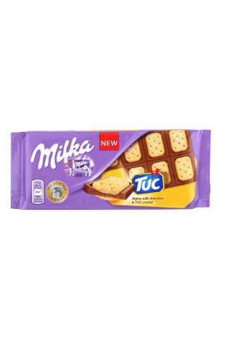 Šokolāde Milka Crackers Tuc 87g