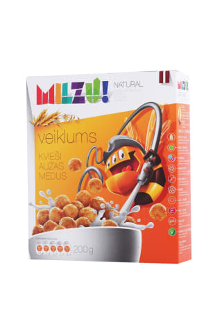 Graudaugu pārslas Milzu ar medu 200g