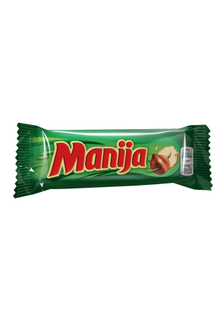 Batonėlis su lazdynų riešutais MANIJA, 49g
