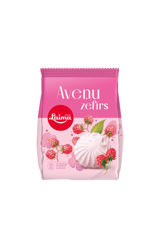 Aviečių skonio zefyrai LAIMA, 200 g