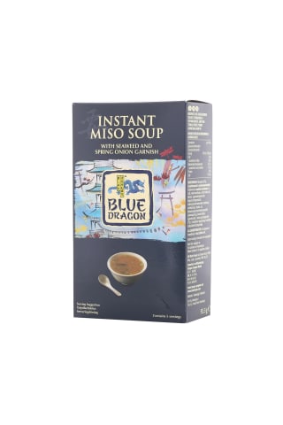 Miso pasta sriubai su laiškiniu svogūnu ir jūros žolėmis BLUE DRAGON, 92,5 g