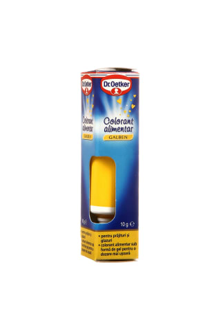 Geliniai dažai geltoni (maistiniai) 10g