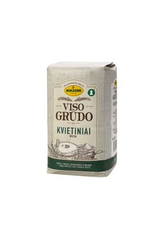 Viso grūdo kvietiniai miltai MALSENA, 1,75 kg