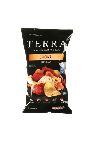 Original daržovių traškučiai terra 110g