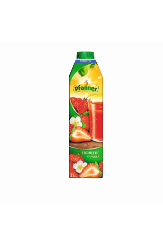 Braškių sultys su minkštimu PFANNER, 1 l