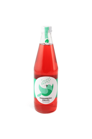 Natūralus rabarbarų sirupas VERY BERRY, 0,5 l