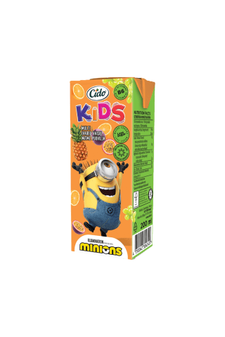 Dzēriens Zoo Minions multiaugļu 0.2l
