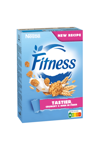Nesmulkintų kviečių ir avižų dribsniai Nestle Fitnesssu vitaminais ir mineralinėmis medžiagomis