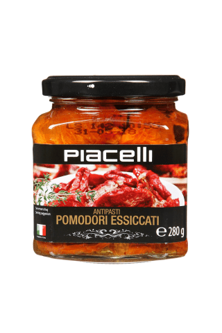 Saulėje džiovinti pomidorai aliejuje PIACELLI, 280 g
