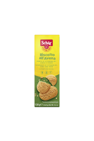 Avižiniai sausainiai be gliuteno SCHAR, 130 g