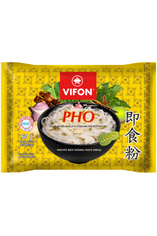 Zupa ar rīsu nūdelēm Pho vjetnamiešu vifon premium folija 60g