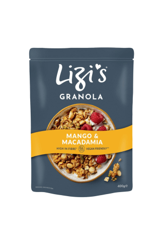 Mango-makadaamiapähkli müsli Lizi''s 400g