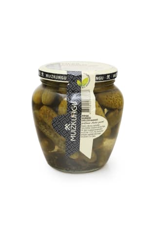 Marinēti pipargurķīši Muižkungu 2-5cm 530g