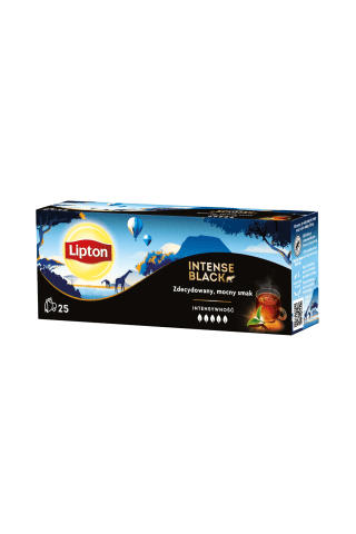 Melnā tēja Lipton intense 25tm 83g