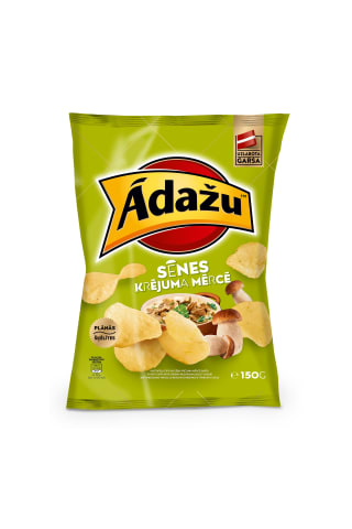 Čipsi Ādažu sēnes krējuma mērcē 150g
