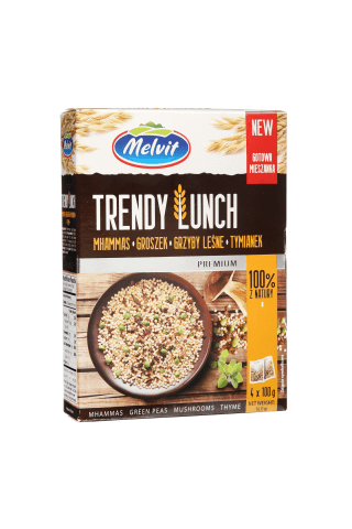 Graudu sajaukums Trendy Lunch mhammas, zirņi, meža sēnes, timiāns 400g
