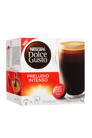 Kafijas kapsulas Nescafe DG preludio intenso 160g