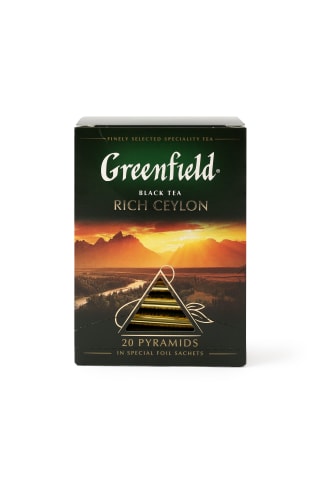 Melnā tēja Greenfield Rich ceylon 20x2g