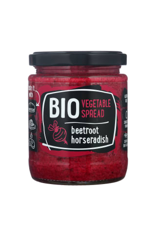 Ekologiška užtepėlė RŪDOLFS su krienais ir burokėliais, 235 g