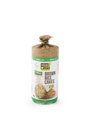 Brūno rīsu galetes Rice up ar čia un kvinoju sēklām 120g