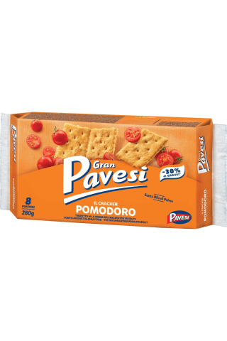Traškūs sausainiai su džiovintais pomidorais PAVESI, 280 g