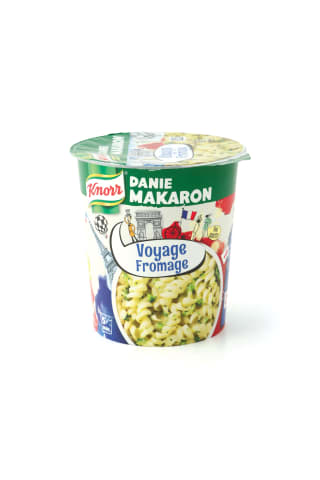 Makaroni Knorr Voyage Fromage ar siera mērci un brokoļiem franču gaumē 69g