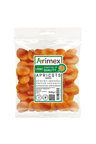 Džiovinti abrikosai ARIMEX, 300 g.
