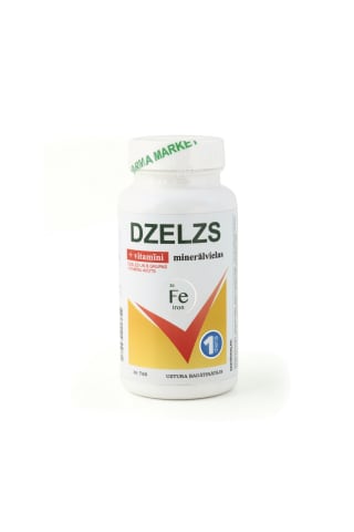 Uztura bagātinātājs Pharma Market Dzelzs 15mg ar multivitamīniem un minerāliem N30