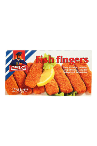 Šaldyti žuvų piršteliai ESVA, 250 g