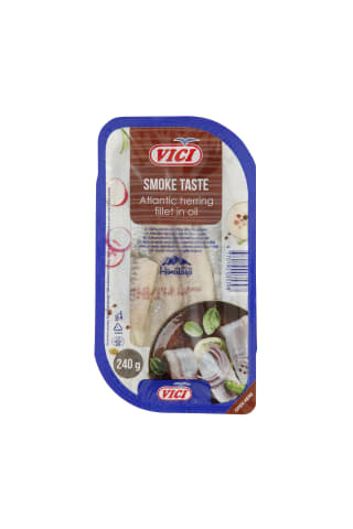 Siļķes fileja kūpināta 240g/190g