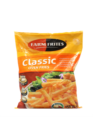 Kartupeļi frī Farmfrites taisni saldēti 750g