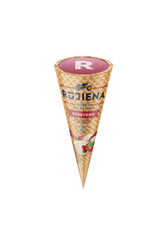 Saldējums Rūjiena dzērveņu konuss 110ml