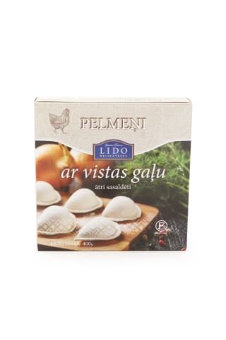 Pelmeņi Lido ar vistas gaļu 400g