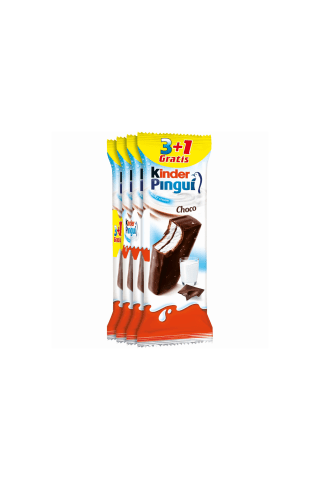 Biskvīta batoniņš Kinder Pingui komplekts 4x120g