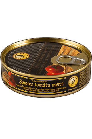 Šprotes tomātu mērcē 160g/104g ar atsl.