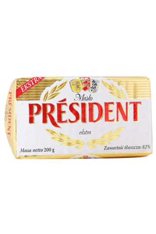 Sviests President ekstra 82% 200g