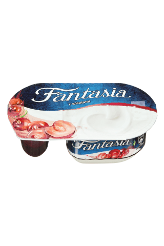 Jogurtas su vyšniomis FANTASIA, 5,2% rieb., 122 g