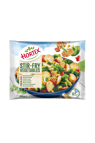 Šaldytų daržovių mišinys kepimui HORTEX, 400 g