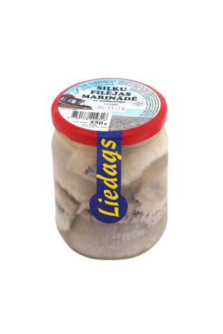 Siļķes fileja marinādē 550g