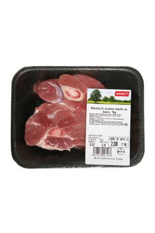 Atšaldyta avienos mentė su kaulu, 1 kg