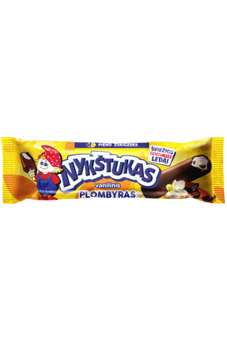 Glaistytas vanilinis plombyras NYKŠTUKAS, 80 ml