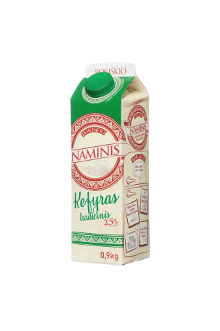 Kefyras ROKIŠKIO NAMINIS, tetra, 2,5 % rieb., 0,9 kg