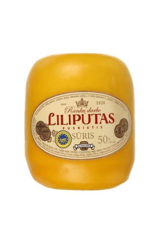 Puskietis sūris LILIPUTAS, 50%, 1kg