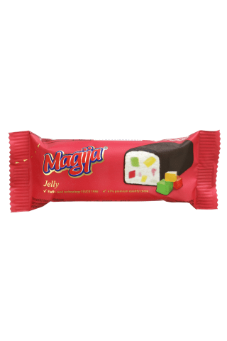 Glaistytas varškės sūrelis su želė gabaliukais, MAGIJA, 24 % rieb., 45 g