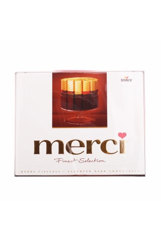 Melnās šokolādes izlase merci 250g