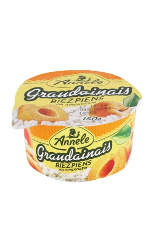 Graudainais biezpiens Annele ar aprikozēm 150g