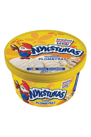 Vanilinis plombyras NYKŠTUKAS, 800 ml