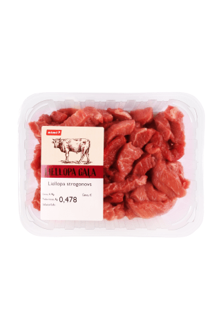 Liellopa stroganovs fasēts kg