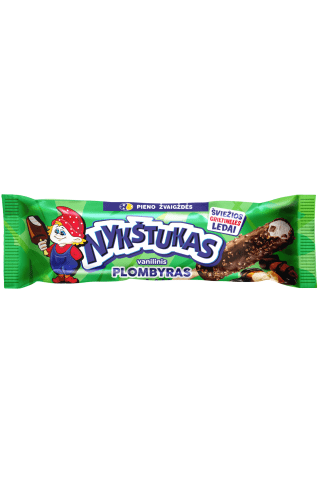 Glaistytas vanilinis plombyras su migdolais NYKŠTUKAS, 80 ml
