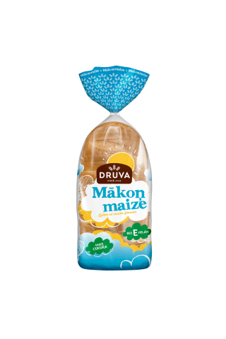 Baltmaize Druva mākoņmaize sagriezta 350g